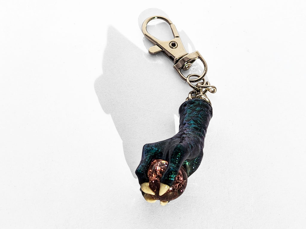 Handmade Dragon Claw Keychain 2"
