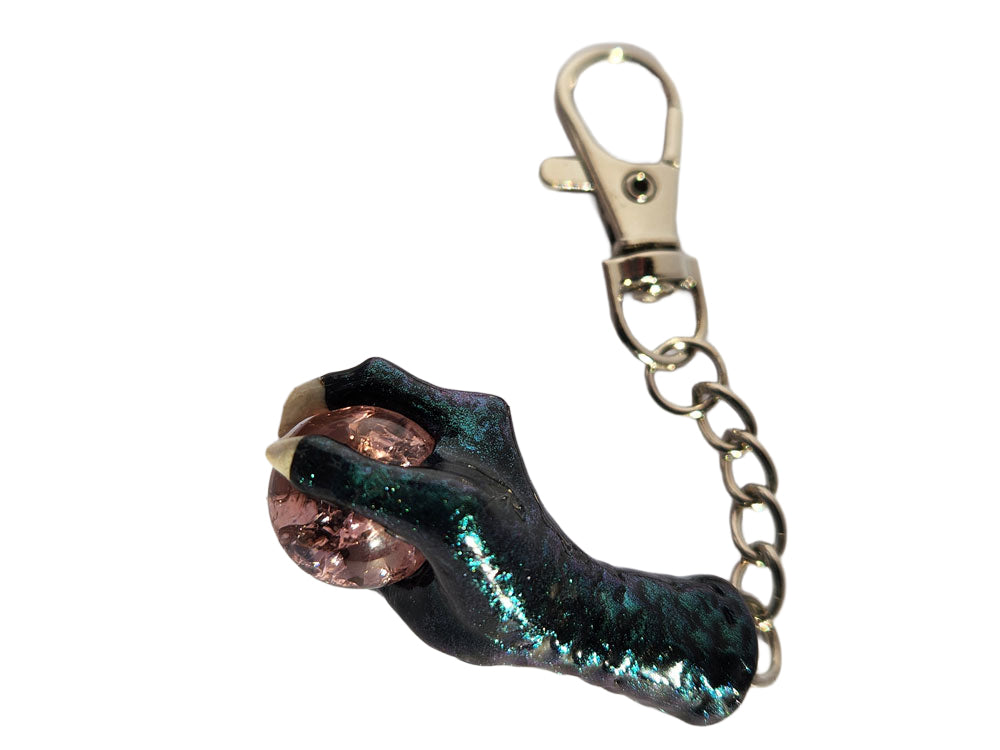 Handmade Dragon Claw Keychain 2"