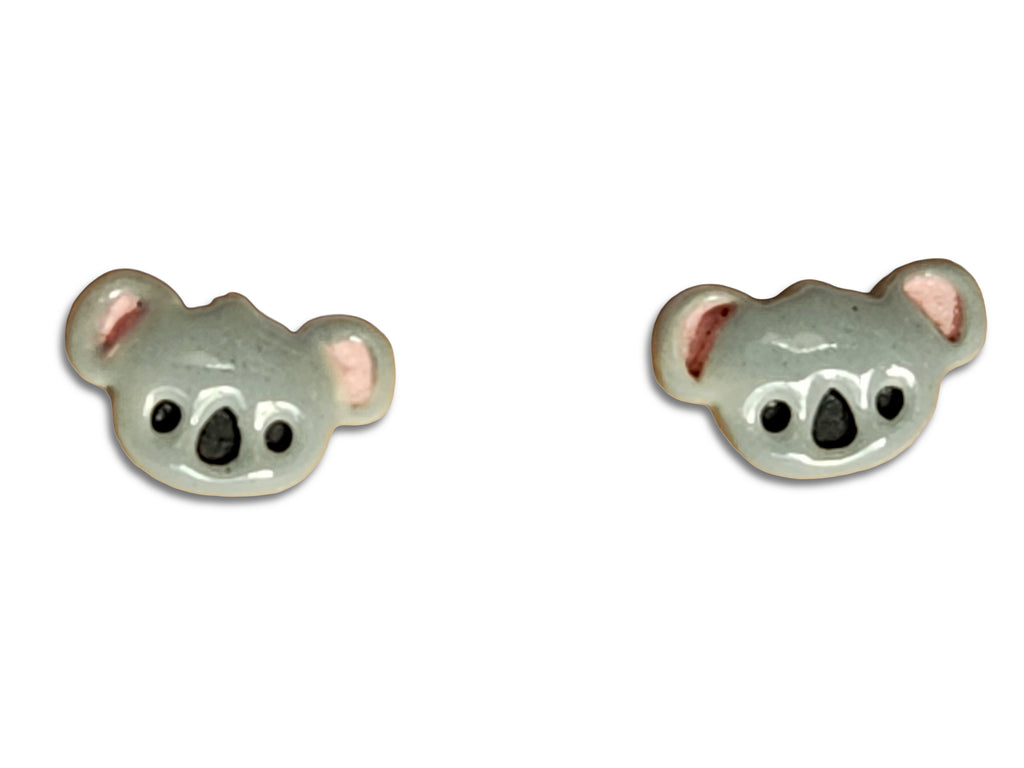 Handmade Koala Stud Earrings