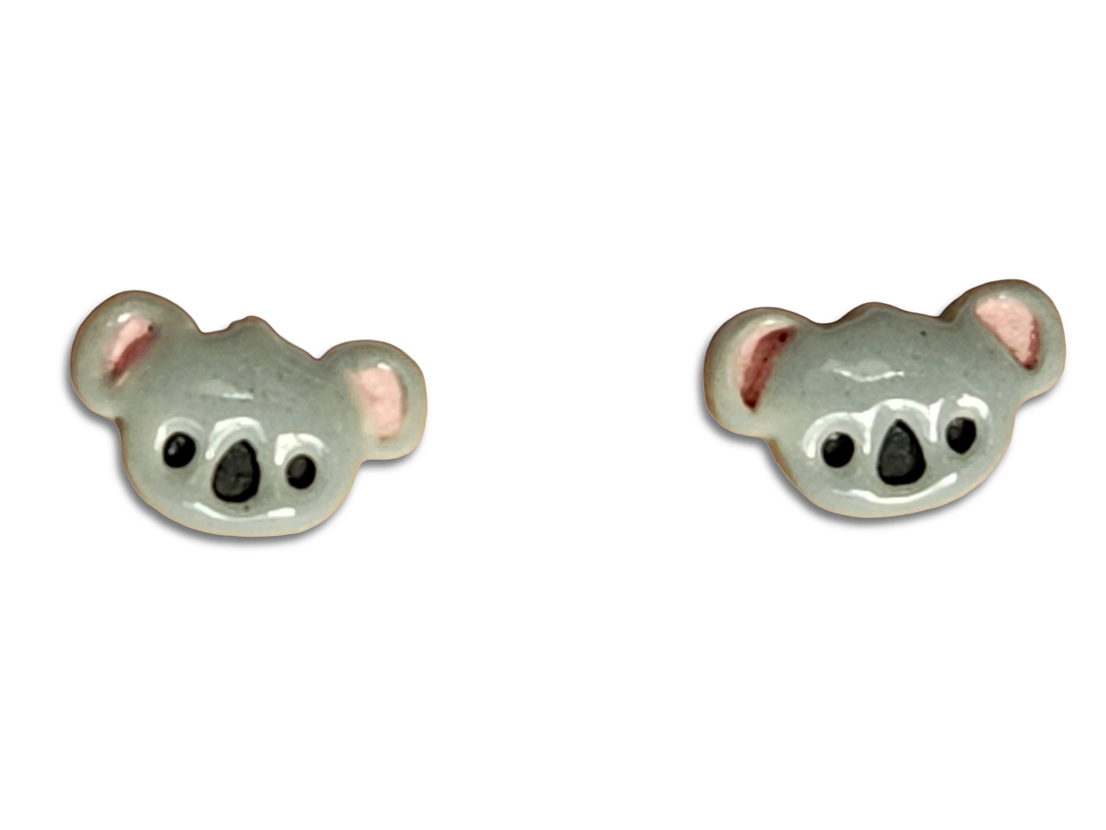 Handmade Koala Stud Earrings