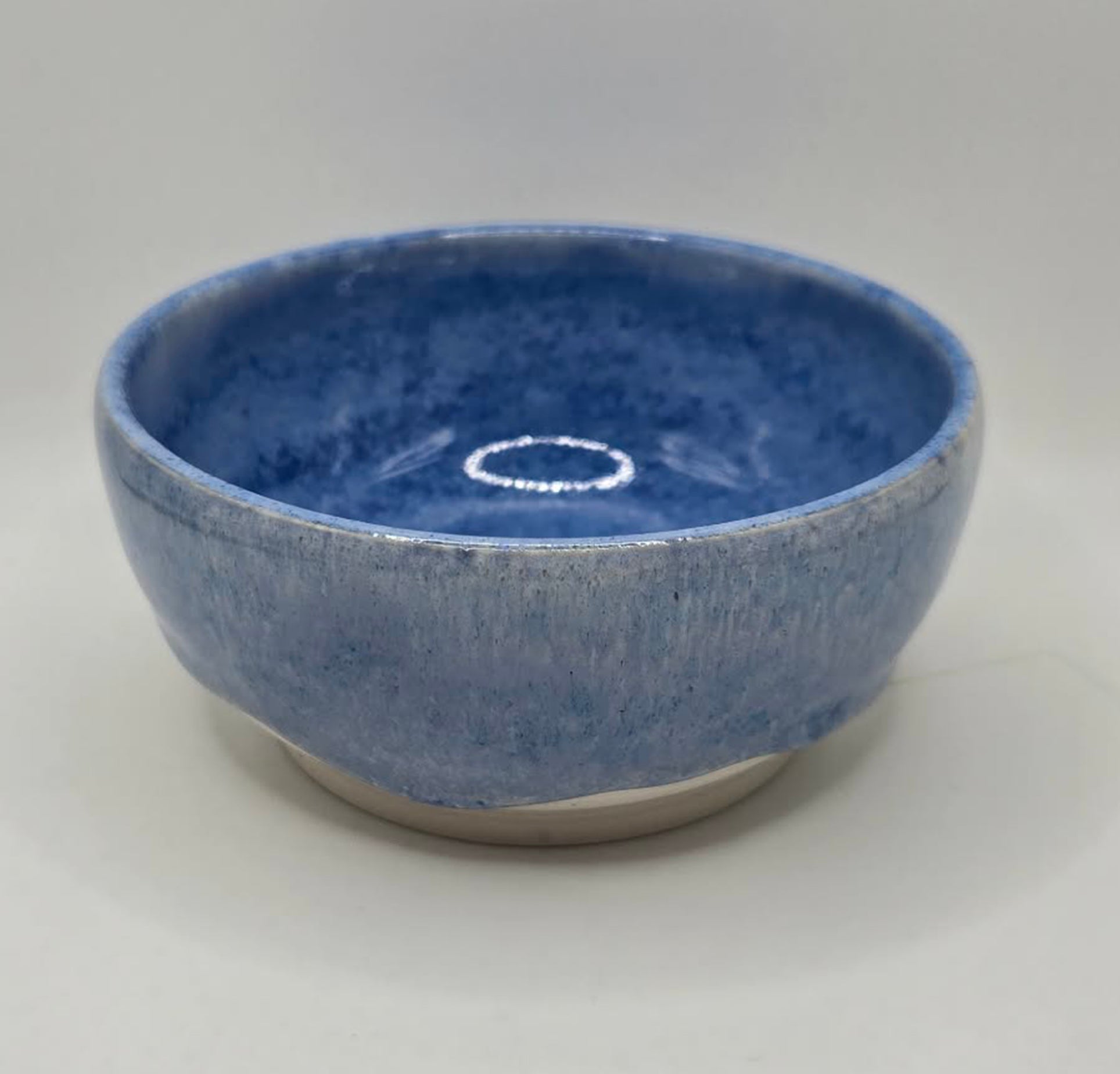 Blue Glazed One of a Kind Dessert Bowl - 6oz